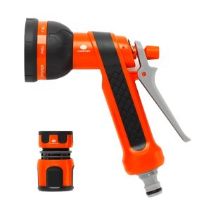 Pumpkin Rubber Covered 8 Pattern Sprayer w/Hose Connector Set | Model: PM42300