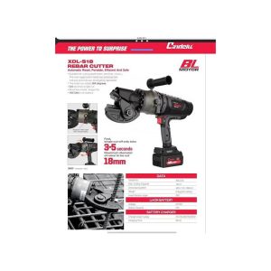 Aiko Cindelu Rebar Cutter (BL) 18mm C/W 2 Battery & 1 Charger | Model: XDL-S18
