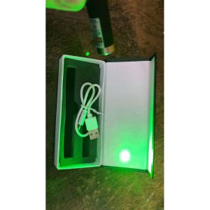 Short Pen Green Laser Pointer USB Charging 3.5" | Model : LED-PL-USB