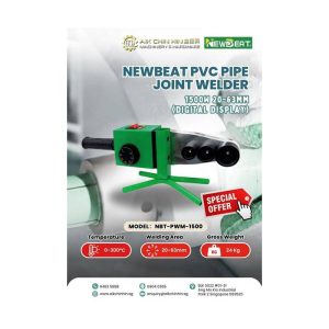 Newbeat PVC Pipe Joint Welder 1500W 20-63mm (Digital Display) | Model: NBT-PWM-1500