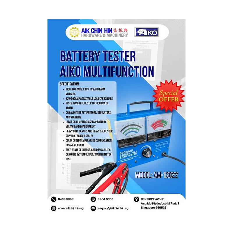 Battery Tester Aiko Multifunction | Model: AM-13022