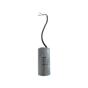 Capacitor 45UF Wire Type 450V AC 50X106mm with One Wire | Model : CAP-045UF-W-1