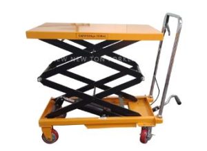 Aiko Hydraulic Scissor Table Lift Truck 350KG 1500MM Nylon Wheel | Model: PT-PT350A