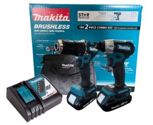 Makita (DTD157+DHP487) 18v 1.5ah Cordless Combo Kit (Free Makita Bag!) | Model : M-DLX2414YX7