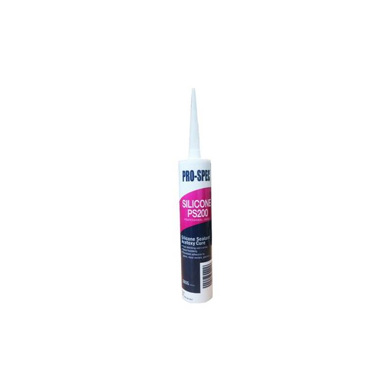 Selleys Pro-spec Silicone 300g (24pc/ctn) (Clear/White) | Model : SIL-PS200