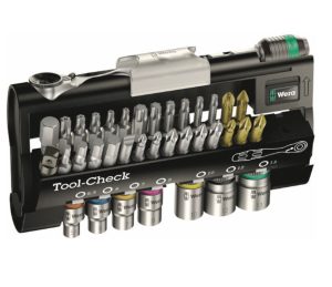 Wera 1/4" Dr Tool-Check Bit Ratchet Socket Set 1 SB - Germany | Model : 003-002-73220