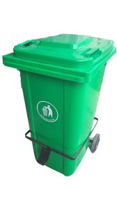 Mobile 240L Trash Bin Come with Wheels And Pedal | Model : BIN-240L-P