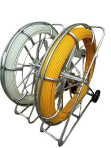 Aiko Yellow Industrial Cable Puller with wheels (12mm x 100m) | Model : CPS-12100