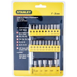Stanley Screwdriver Insert Bit Set 29pc | Model : 68-071-23