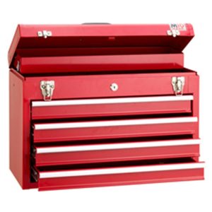 M10 4 Drawer Portable Tool Box 20.5w X 8.6d X 14.1"H -md40 | Model : M10-001-083-40