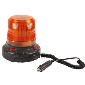 AIKO Yellow LED Revolving Warning Light with Magnetic Base and Car Plug | Model : RL-7712