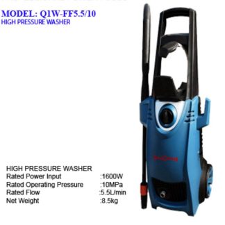 Dong Cheng 220V High Pressure Washer 220V 50Hz 1600W 10Mpa (NO WARRANTY)| Model : D-DQW5.5/10