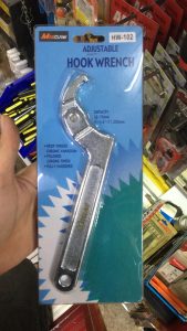 Maxclaw 32-75mm (1-1/4‚Äù-3‚Äù) Adjustable Hook Wrench | Model : MAX-HW102 (HW-102)