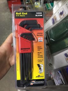 Bondhus (Blk) 9Pc 1.5-10Mm Bp L-Wr Allen Key Set | Model : 006-004-10999 (10999)