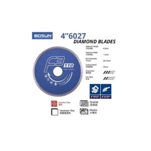 Bosun 4" 6027 (F3) Wet Diamond Cut Wheel (Blade)