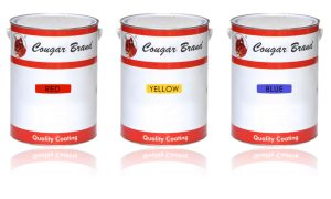Cougar 5L Road Line Paint | Colours : Black (P-RL-BK), Red (P-RL-RD), White (P-RL-WH), Yellow (P-RL-YL)