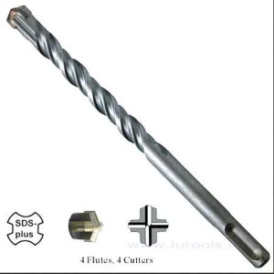 Aiko SDS Plus S4 Concrete Drill Bits Cross Head | Model : SDSP-AC