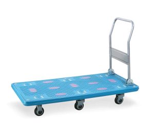 Aiko 600kg PVC Grey Trolley with Super Silent Wheels | Model : TRL-DL500D
