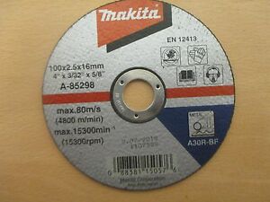 Makita 4" (100mm) Cutting Disc (25pcs/box) | Model : CD-M04 (A85298)
