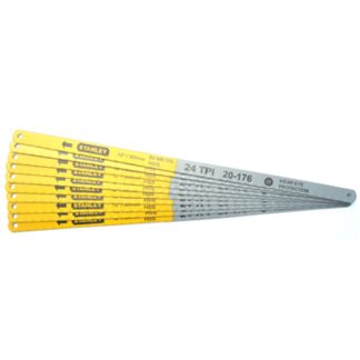 STANLEY BI-MET HACKSAW BLADE 12" 10PPP