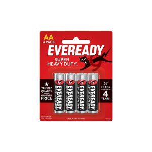 EVEREADY AA BATTERY (BLACK) 4/PACK