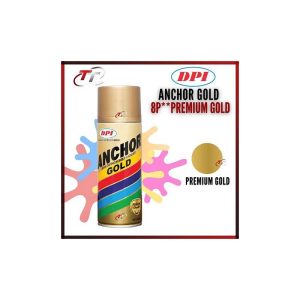 ANCHOR PREMIUM QUALITY SPRAY PAINT GOLD COLOURS 400ML
