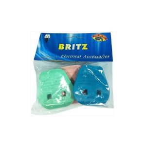 BRITZ SAFETY SOCKET PLUG COVER (2 PIN) 3PPP