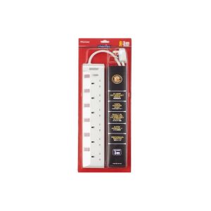 MORRIES 3M EXTENSION CORD 6W W/BUILT IN VARISTOR - MS3266