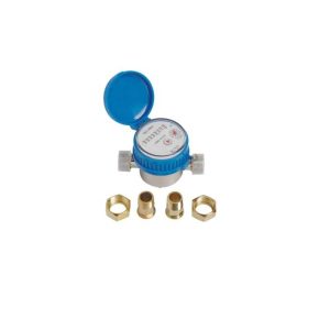SHOWY 1/2" BRASS WATER METER 8270