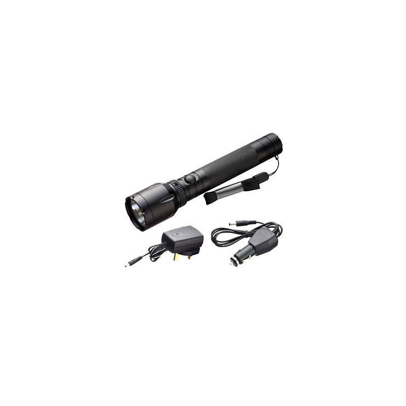 M10 RECHARGEABLE 5W LED LE-285 TORCH LIGHT C/W CAR KIT