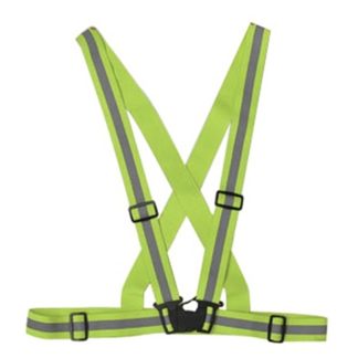 SAFETY VEST HIGH VISIBLE REFLECTIVE C/W BUCKLE/STRIP