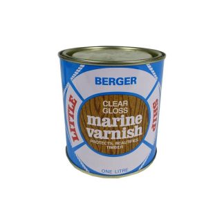 BERGER MARINE VARNISH FOR EXTERIOR WOOD 1L