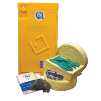 QUEBEE SPILL EMERGENCY RESPONSE KIT W/ WHEEL QB-KIT-CHEM-2