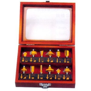 G-TECH ROUTER BIT SET 1/4" SHANK-12PC