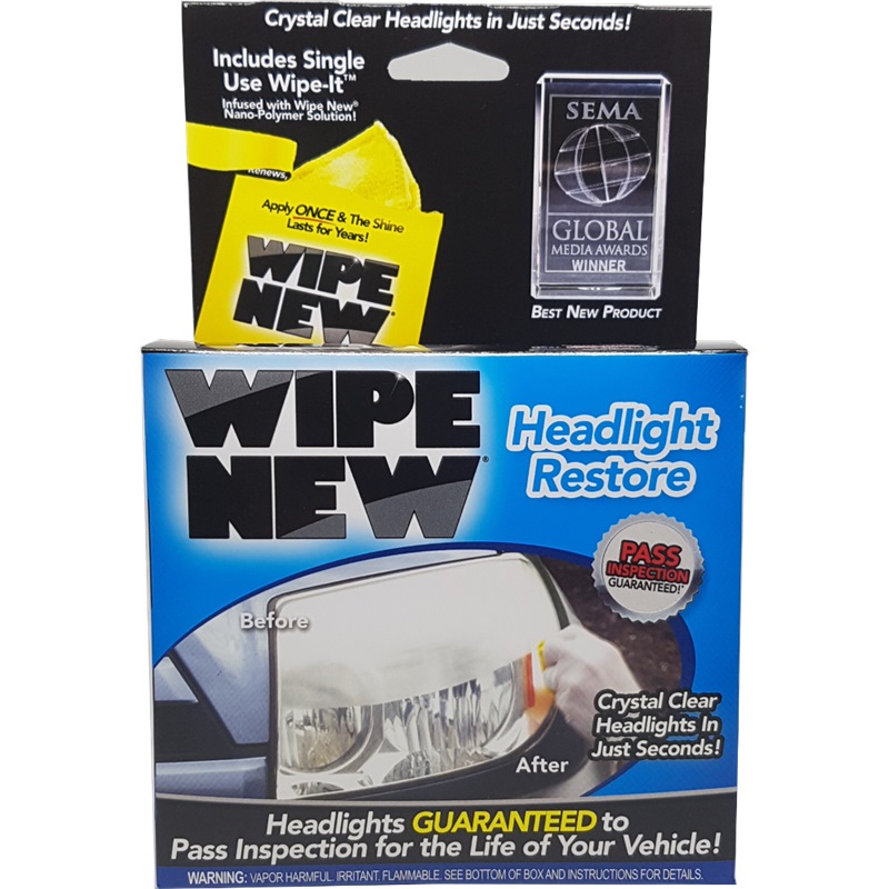 RUST OLEUM WIPE NEW HEADLIGHT RESTORATION KIT