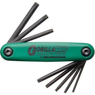 BONDHUS FOLD-UP STAR HEX KEY SET -12632
