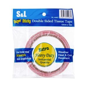 SL SUPER STICKY DOUBLE SIDED TAPE 50YD
