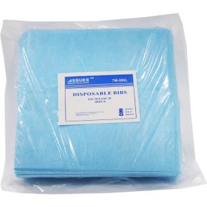 ASSURE BIB ADULT 40CMX60CM WITH POCKET 100'S/PKT