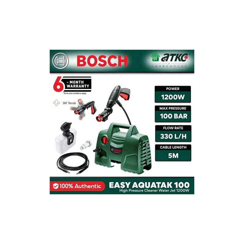 BOSCH 100 BAR PRESSURE JET EASY AQUATAK 100