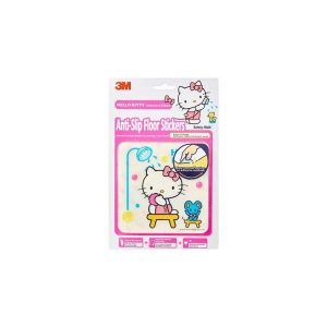 3M SAFETY WALK ANTI SLIP FLOOR STICKER 13CMX13CM - HELLO KITTY (6 DESIGN)