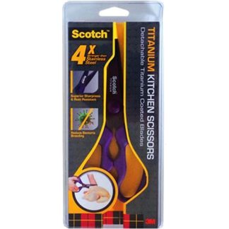 3M SCOTCH TITANIUM DETACHABLE KITCHEN SCISSOR (RED) KS-DTR