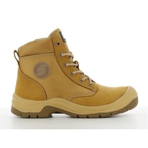 SAFETY JOGGER SHOE RUSH (WITH ZIPPER), BROWN [S3]