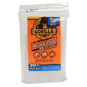 GORILLA HOT GLUE STICK 4" MINI 30CT [3023003]