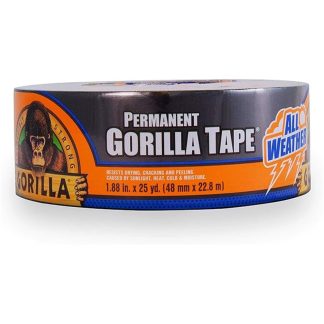 GORILLA TOUGH & WIDE BLACK TAPE 2.8"X25YD [105670]