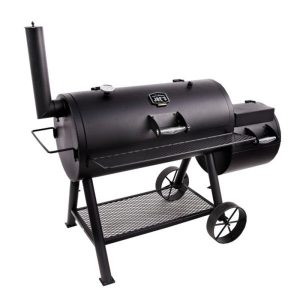 CHAR-BROIL LONGHORN 64" OFFSET SMOKER BBQ GRILL CB13201747-50