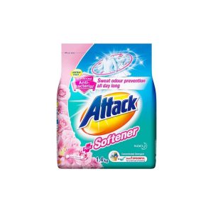 ATTACK DETERGENT PLUS SOFTENER SWEET FLORAL POWDER 1.4KG - K294819