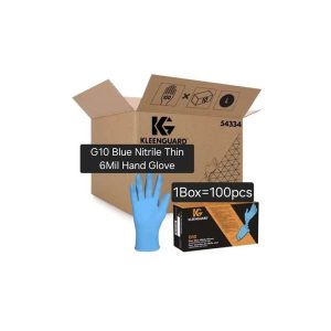 KIMBERLY-CLARK KC KLEENGUARD G10 BLUE NITRILE THIN MIL GLOVES 100 PCS/BOX