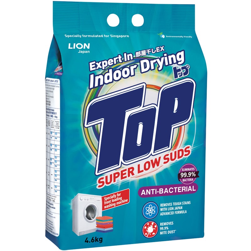 TOP DETERGENT - SUPER LOW SUDS COLOUR PROTECT 3KG