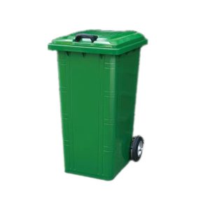 2 WHEELS GALVANIZED STEEL BIN 240L L703XW580XH1030MM MGB240L-STEEL
