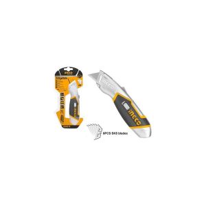 INGCO HD UTILITY KNIFE W/6 SK5 BLADES HUK618